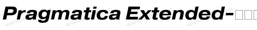 Pragmatica Extended字体转换